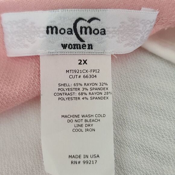 PLUS SIZE  MOA MOA WOMAN'S TOP - Picture 9 of 9